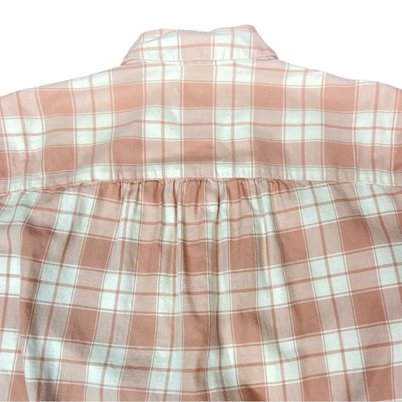 Madewell plaid oversized button down - Picture 4 of 6